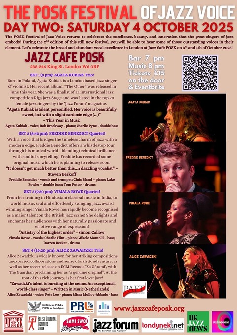 The POSK Festival of Jazz Voice 2025: Dzień 2.