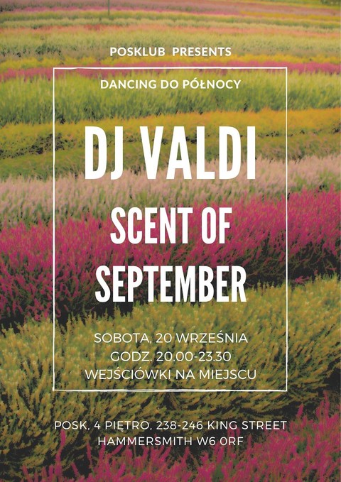 Zabawa taneczna w POSKlubie: DJ Valdi