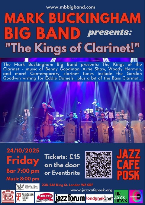Jazz Café POSK zaprasza: Mark Buckingham Big Band
