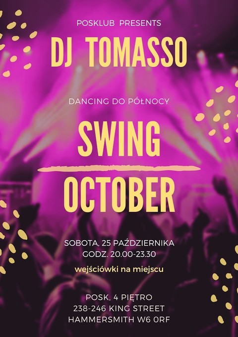 Dancing do północy: Dj Tomasso w POSKlubie
