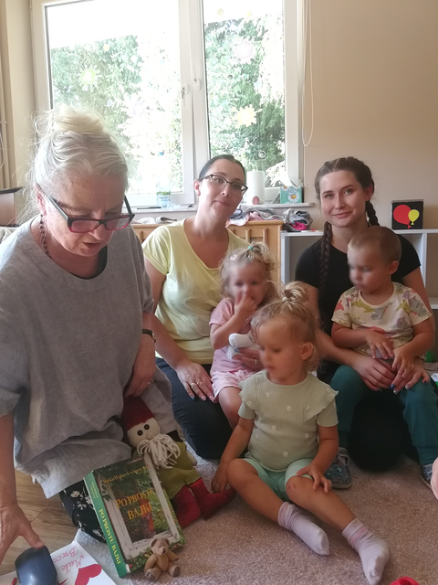 Spotkanie z bajkopisarką - Mirką Widurek w Dublinie