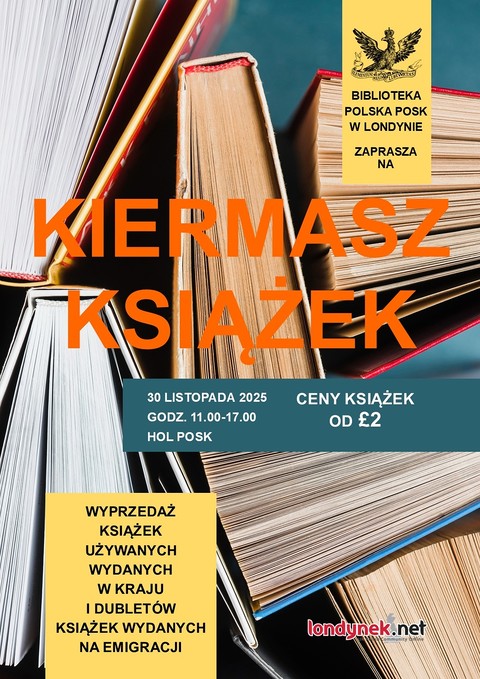 Kiermasz książek Biblioteki Polskiej POSK