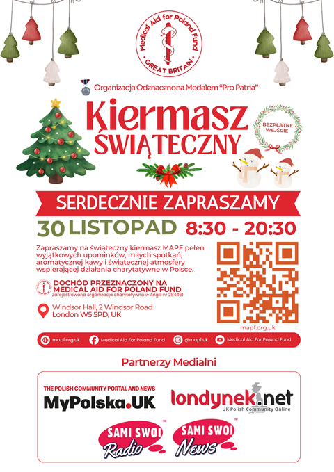 Kiermasz świąteczny MAPF 2025