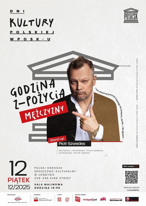 Godzina z-pożycia mężczyzny. Stand-up Piotra Szwedesa