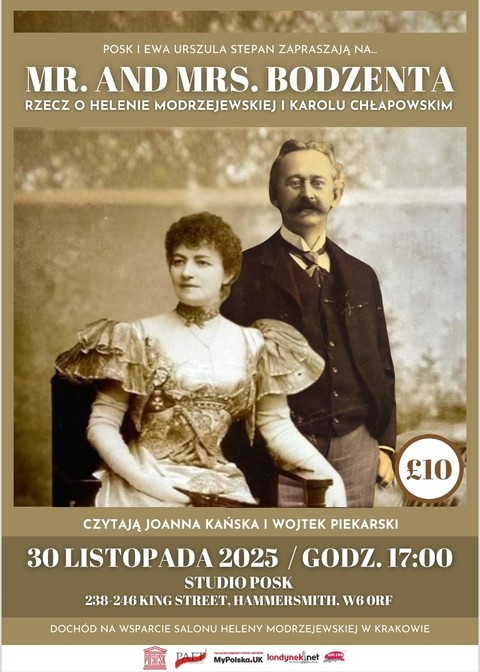 Mr. and Mrs. Bodzenta. Rzecz o Helenie Modrzejewskiej i Karolu Chłapowskim