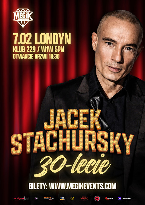 Jacek Stachursky w Londynie - 30 lat na scenie