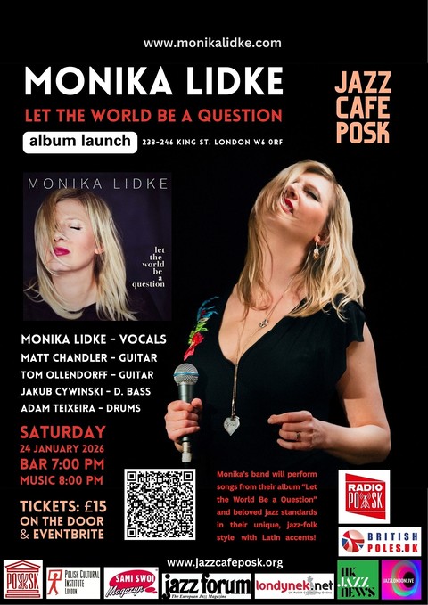 Jazz Café POSK zaprasza: Monika Lidke