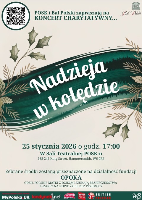 Koncert charytatywny: Nadzieja w kolędzie 