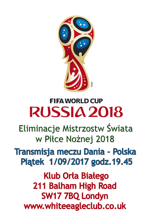 Mecz Dania - Polska Fifa World Cup @Balham 