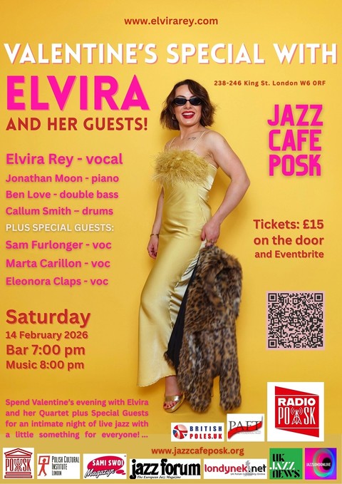 Jazz Café POSK zaprasza: Valentine's Special with Elvira Rey and Her Guests