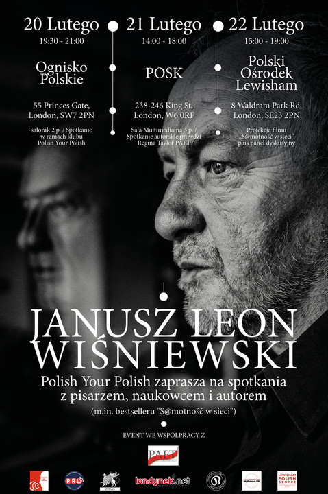 Spotkanie z Januszem Leonem Wiśniewskim - autorem bestselleru "S@motność w sieci"