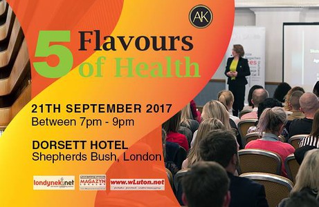 Seminarium "5 Flavours of Health" z Agnes Khan w Londynie