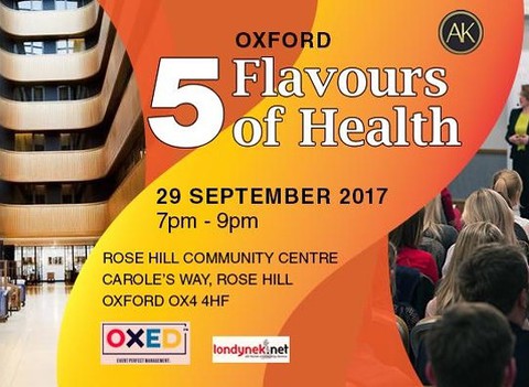 Seminarium "5 Flavours of Health" z Agnes Khan w Oksfordzie