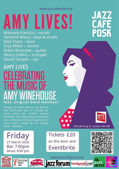 Jazz Café POSK zaprasza: Amy Lives! Celebrating the Music of Amy Winehouse