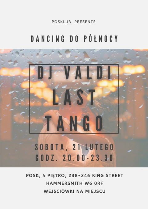 Zabawa taneczna w POSKlubie: DJ Valdi