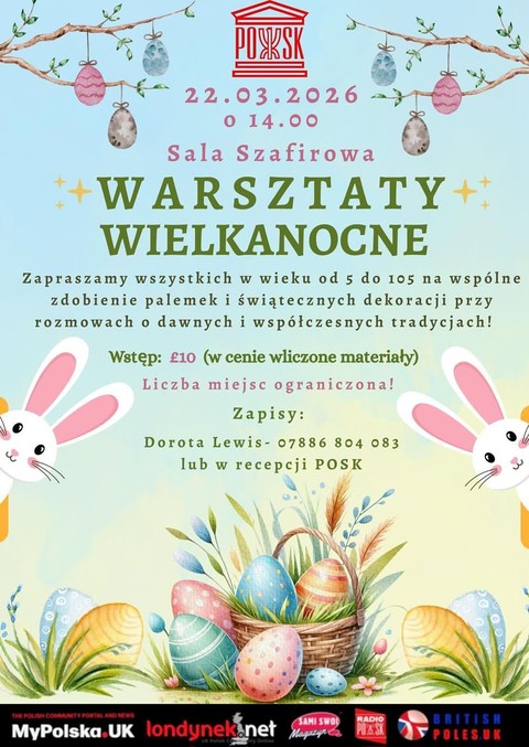 Warsztaty wielkanocne w POSK (22.03.2026)