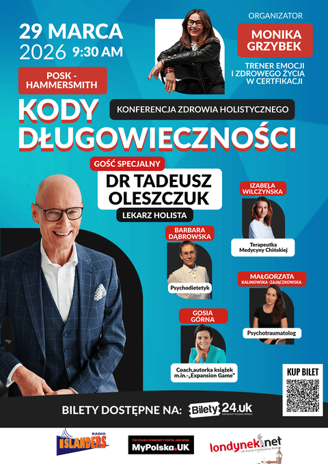 Konferencja "Kody Długowieczności" z dr n. med. Tadeuszem Oleszczukiem