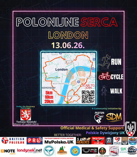 Polonijne Serca – wyjątkowy GPS Art na ulicach Londynu!