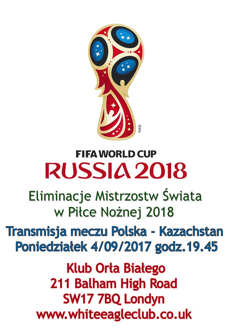 Mecz Polska - Kazachstan Fifa World Cup @Balham 