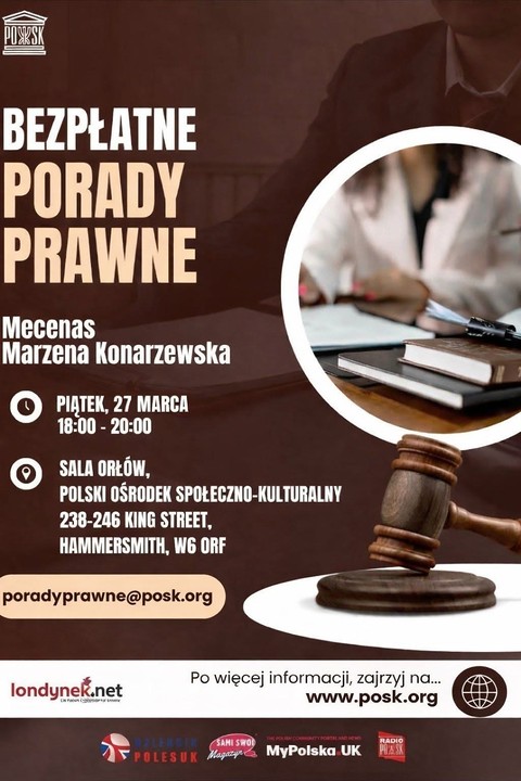 Bezpłatne porady prawne w POSKu