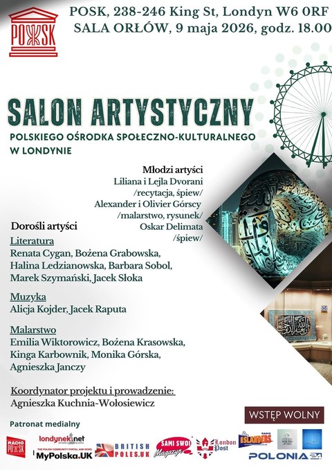 Salon artystyczny w POSK-u