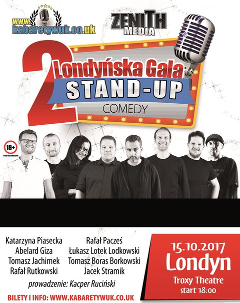 2. Gala Stand-Up Comedy w Londynie! 