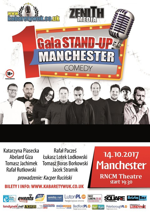 1. Gala Stand-up Comedy w Manchesterze
