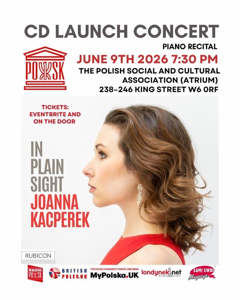 Premiera albumu "In Plain Sight" pianistki Joanny Kacperek