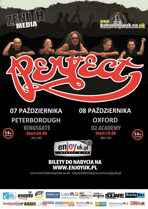 Koncert zespołu Perfect w Peterborough