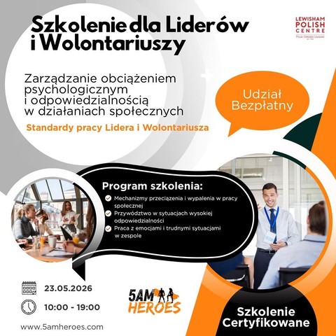 Londyn: Szkolenie dla liderów i wolontariuszy
