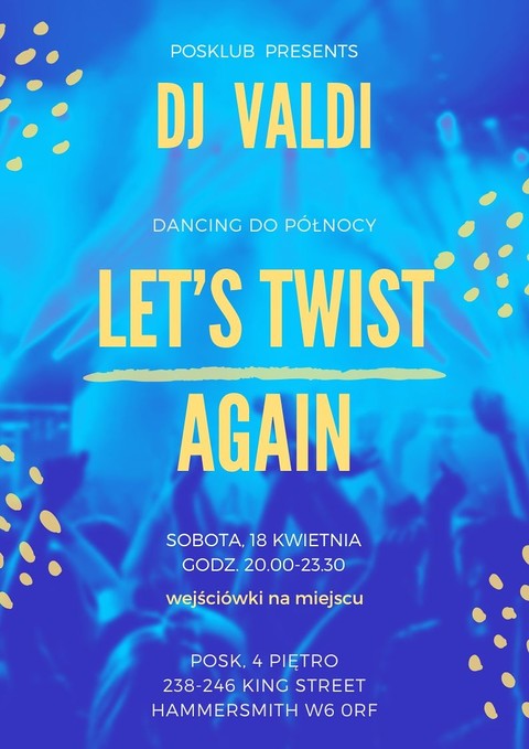 Zabawa taneczna w POSKlubie: DJ Valdi zaprasza