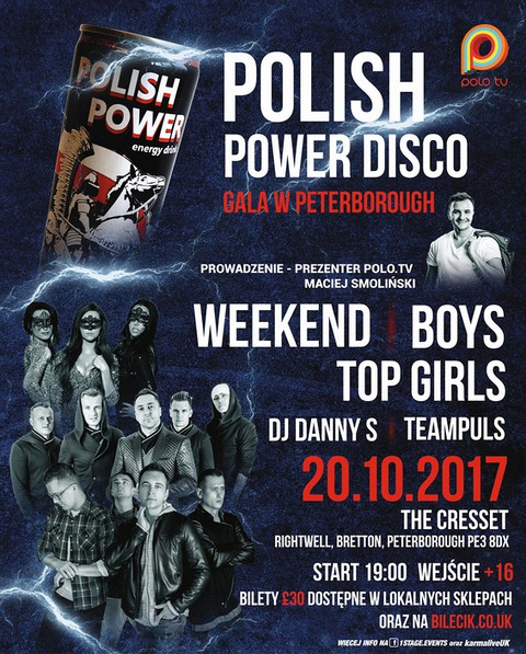 Polish Power Energy Disco Gala w Peterborough