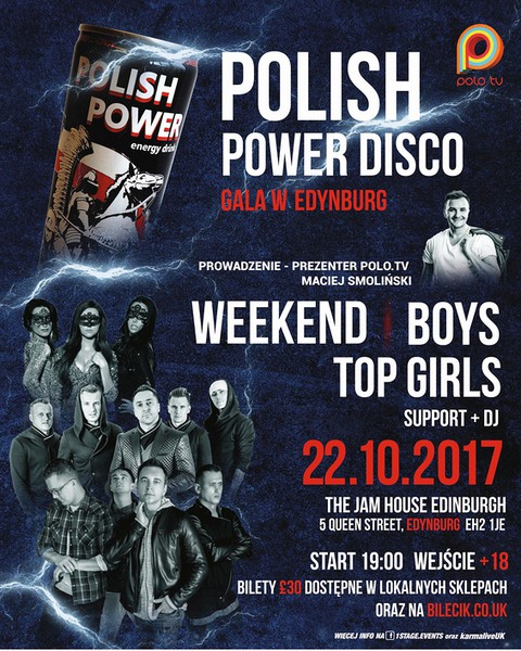 Polish Power Energy Disco Gala w Edynburgu