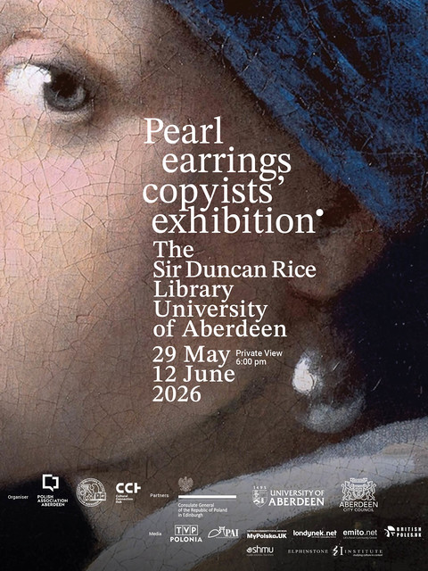 Wystawa "Pearl Earrings Copyists’ Exhibition" w Aberdeen