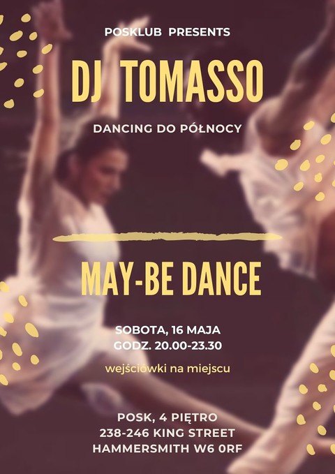 Zabawa taneczna w POSKlubie: DJ Tomasso zaprasza