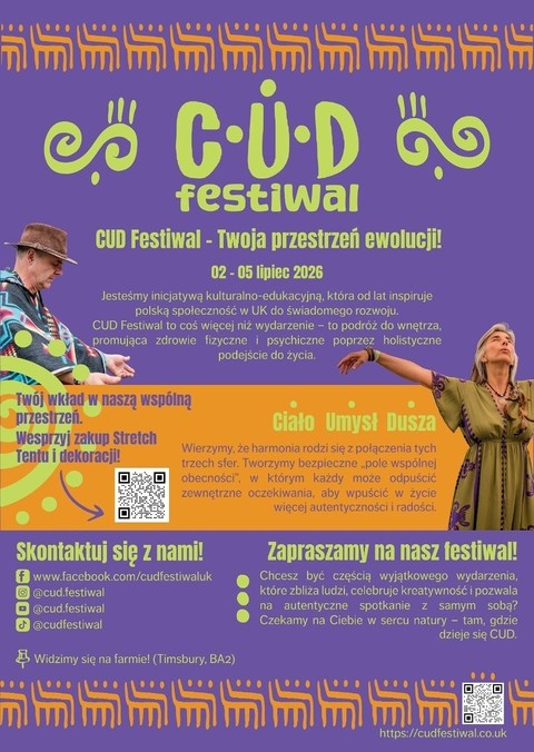 Ciało Umysł Dusza, czyli CUD FESTIWAL 2026