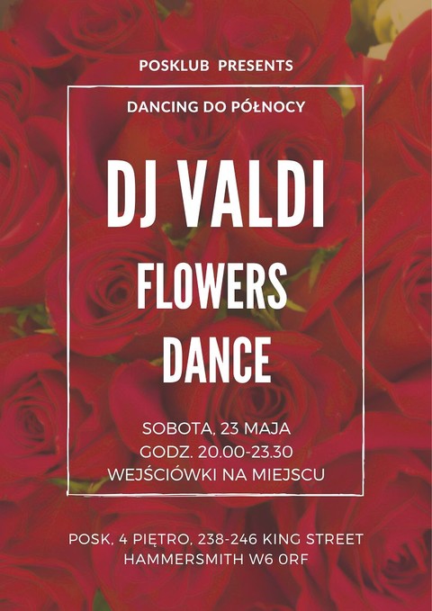 Zabawa taneczna w POSKlubie: DJ Valdi zaprasza