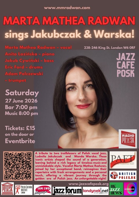 Jazz Café POSK zaprasza: Marta Mathea Radwan