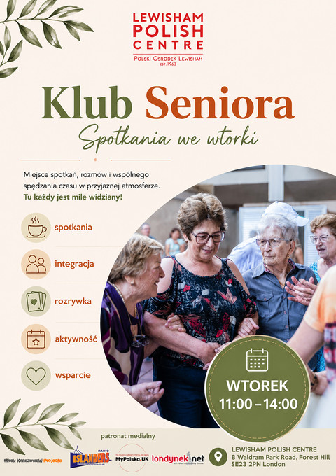 Klub Seniora w Lewisham Polish Centre