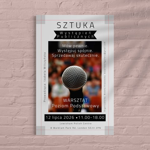 Warsztaty: Sztuka wystąpień publicznych IV edycja