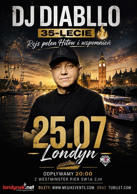 Impreza na statku: 35-lecie DJ DIABLLO