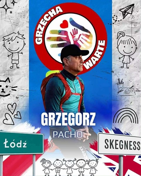 Ultramaraton charytatywny Łódź - Skegness (UK) 2026