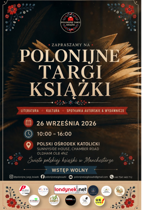 Polonijne Targi Książki 2026 w Oldham