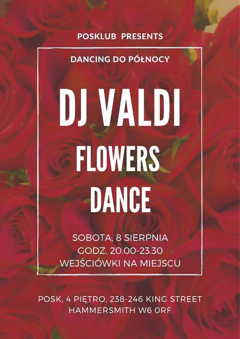 Zabawa taneczna w POSKlubie: DJ Valdi zaprasza