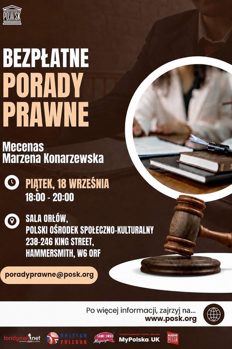 Bezpłatne porady prawne w POSKu