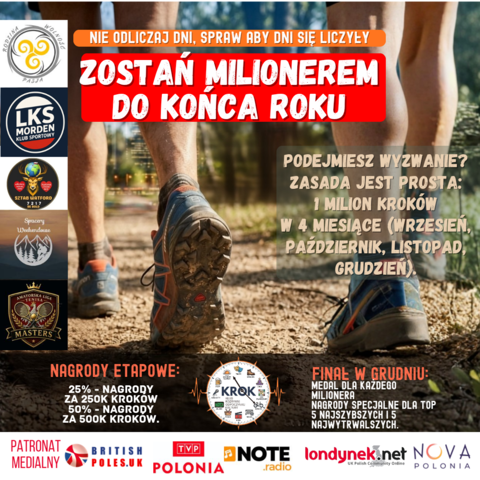 Rusza akcja Polonii w UK - "Zostań Milionerem do końca roku z KROKiem"
