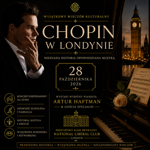 Ekskluzywny wieczór kulturalny: "Rescuing Chopin in London"