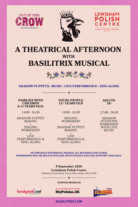 Teatralne popołudnie z Basilitrix Musical w Polskim Ośrodku Lewisham