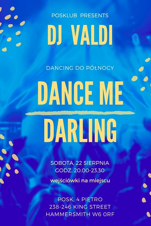 POSKLUB: Zabawa z DJ Valdi w sobotę!
