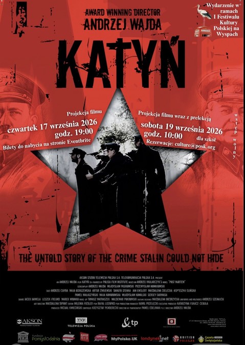 Pokaz filmu Andrzeja Wajdy "Katyń" w POSKu